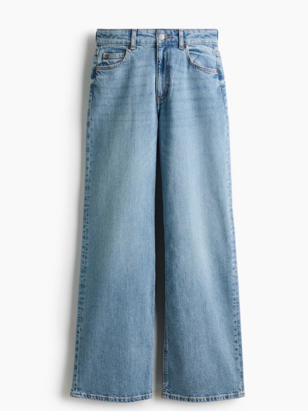 H&M Blue Wide Leg Jeans